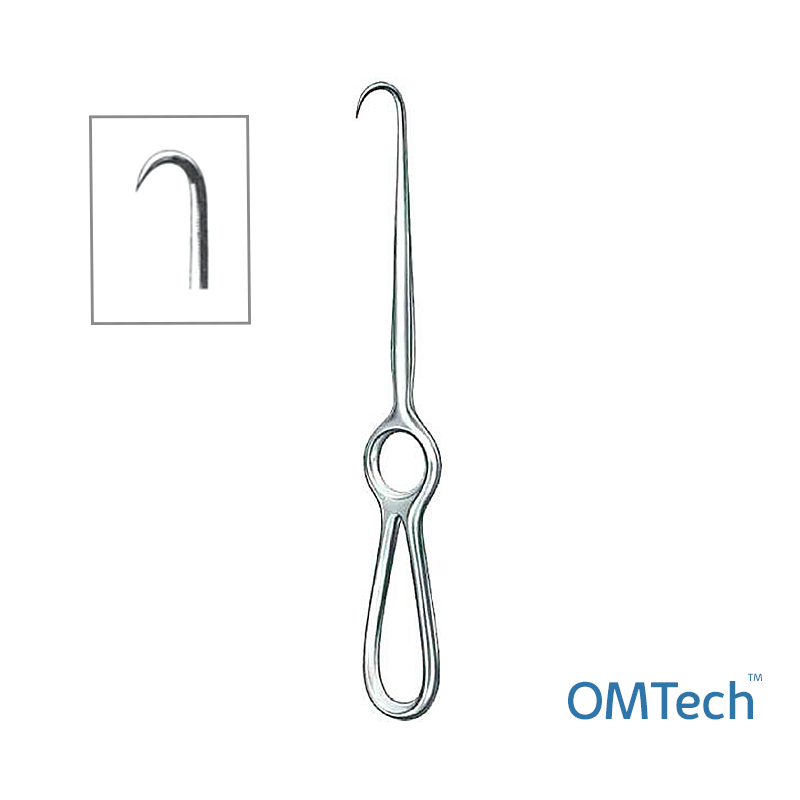 Ретрактор (ранорозширювач) за Kocher (Кохер), 1 зубець, гострий, довжина 22,5 см INSIDEMED